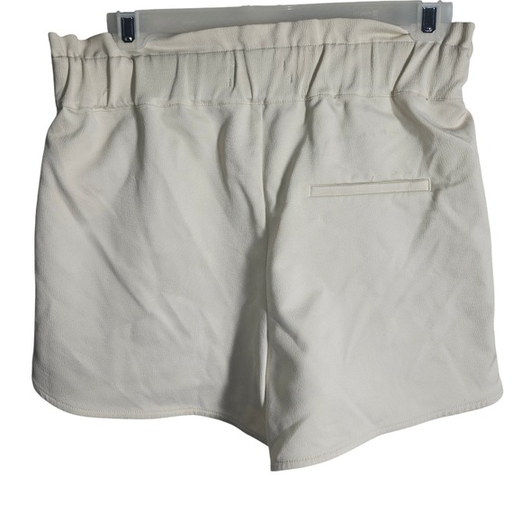 Scotch & Soda Womens Cream Casual Shorts Elastic Waist‎ Athleisure - Picture 2 of 10
